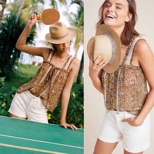 By Anthropologie Bardot lace tank top. Size 14. NWOT!!